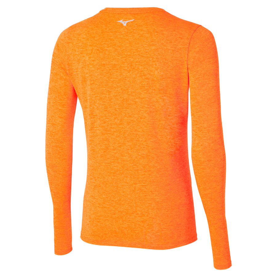Mizuno Core Impulse Long Sleeve tee Tangelo